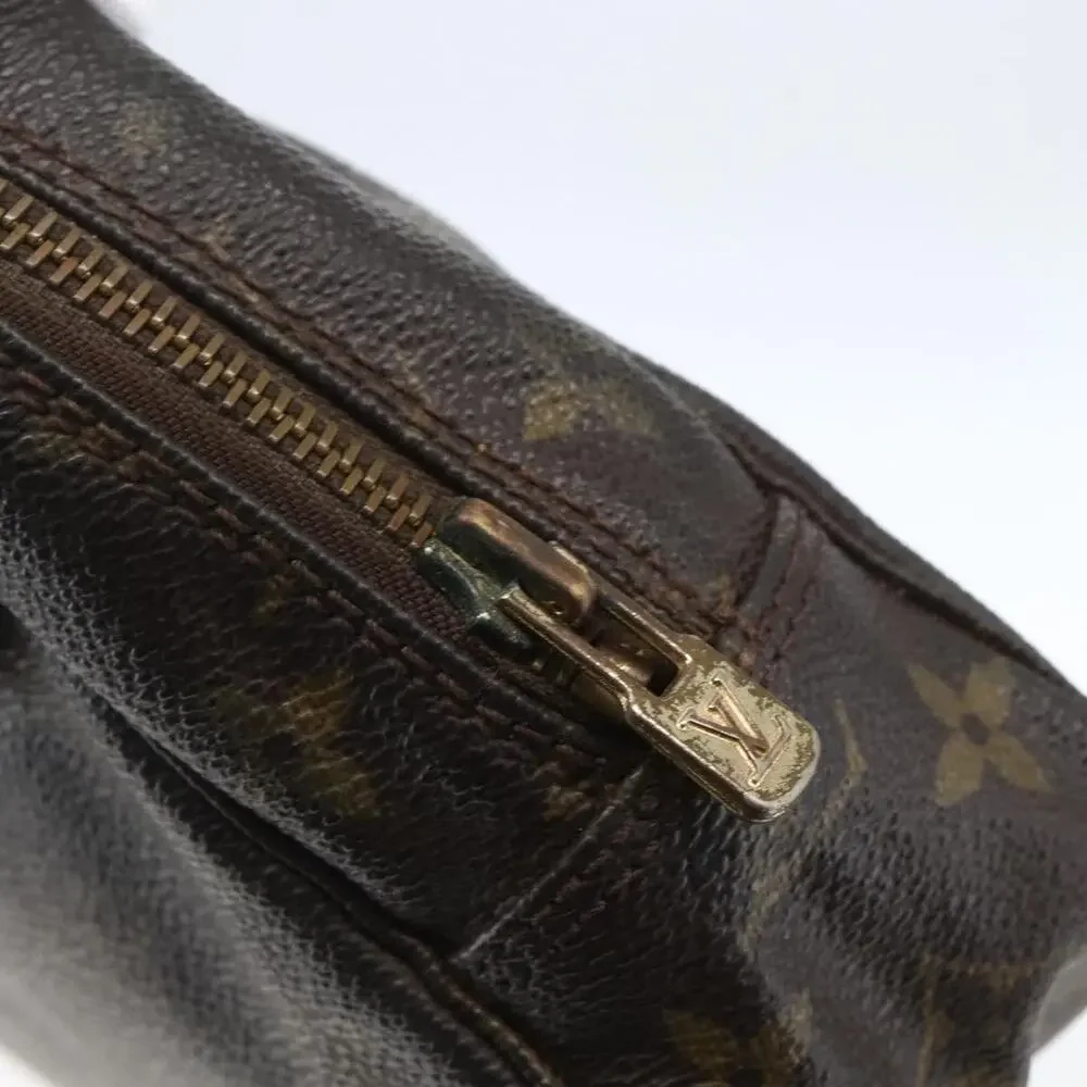 Louis Vuitton Monogram Trousse Toilette 23 Clutch Bag Brown